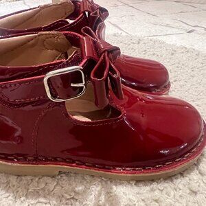 Petit Nord T-bar Bow - Cherry Patent - size 27